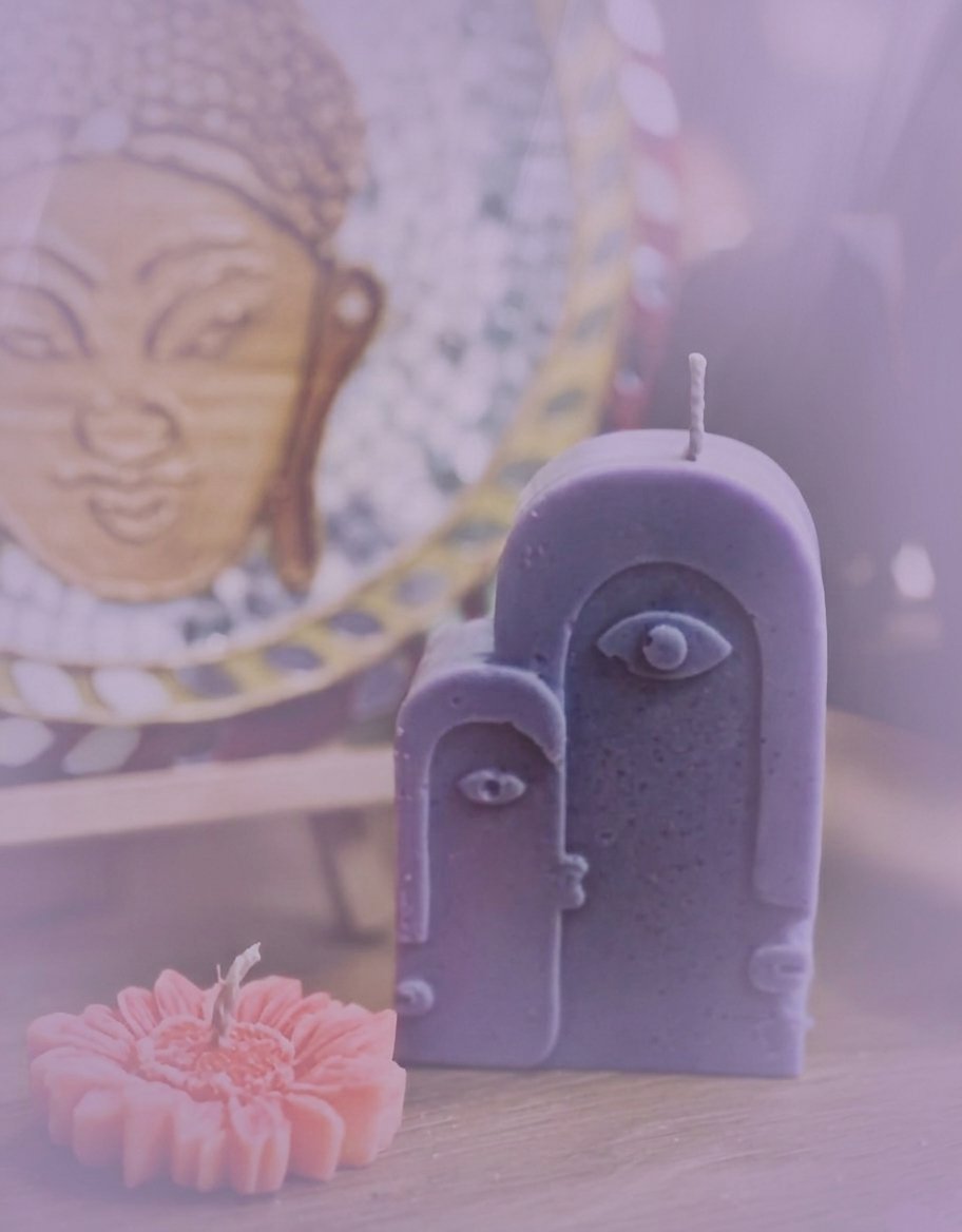 Abstract Arch & Floral Aesthetic Candles - Image 2