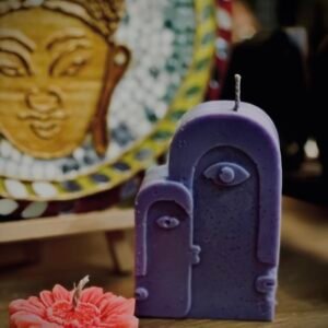Abstract Arch & Floral Aesthetic Candles